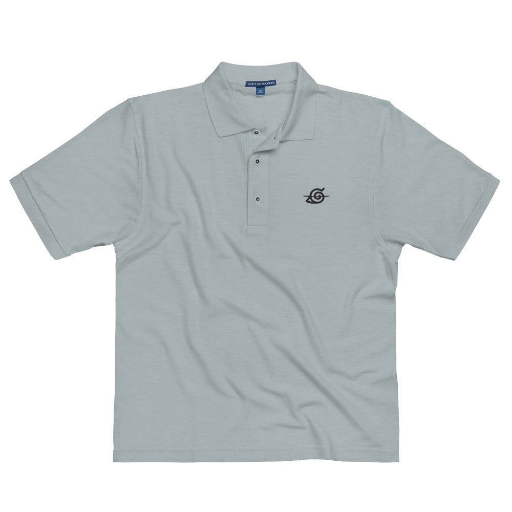 Akatsuki Leaf Polo - Black