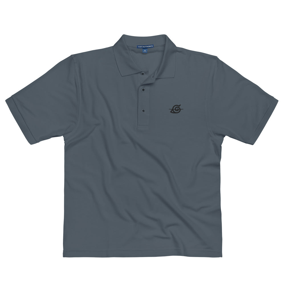 Akatsuki Leaf Polo - Black