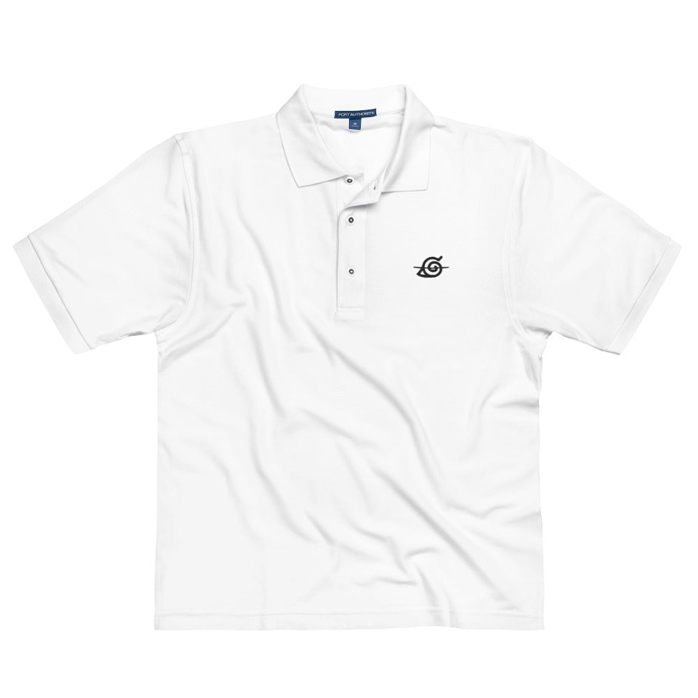 Akatsuki Leaf Polo - Black